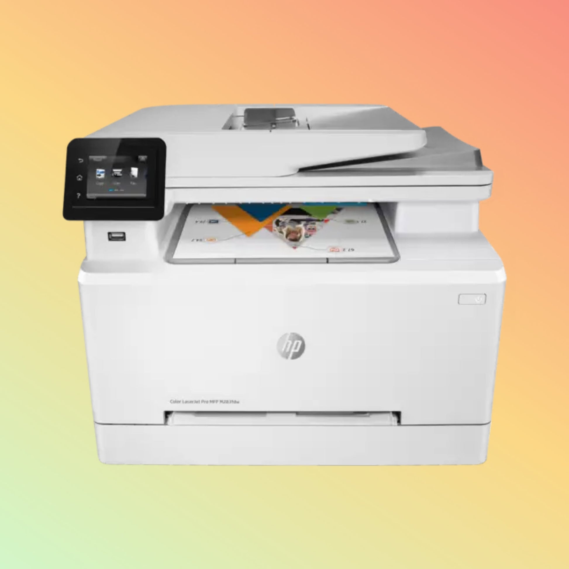 HP LaserJet Pro MFP M283FDW Printer - Wireless, A4, Print Copy Scan Fax, 22 ppm, 600 x 600 dpi Resolution, 40,000 Pages Duty Cycle, Black and Color