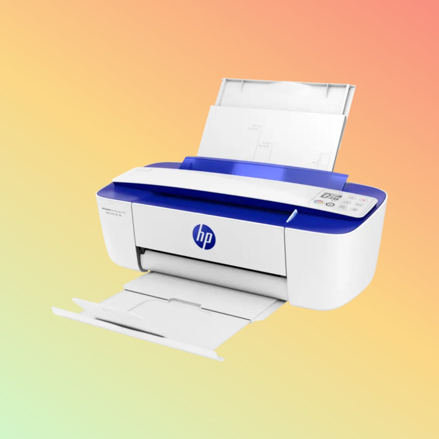 طابعة HP DeskJet Ink 3790 - لاسلكية، A4، طباعة ونسخ ومسح ضوئي، 8 صفحات في الدقيقة، دقة 1200 × 1200 نقطة في البوصة، دورة عمل 1000 صفحة، أسود وملون