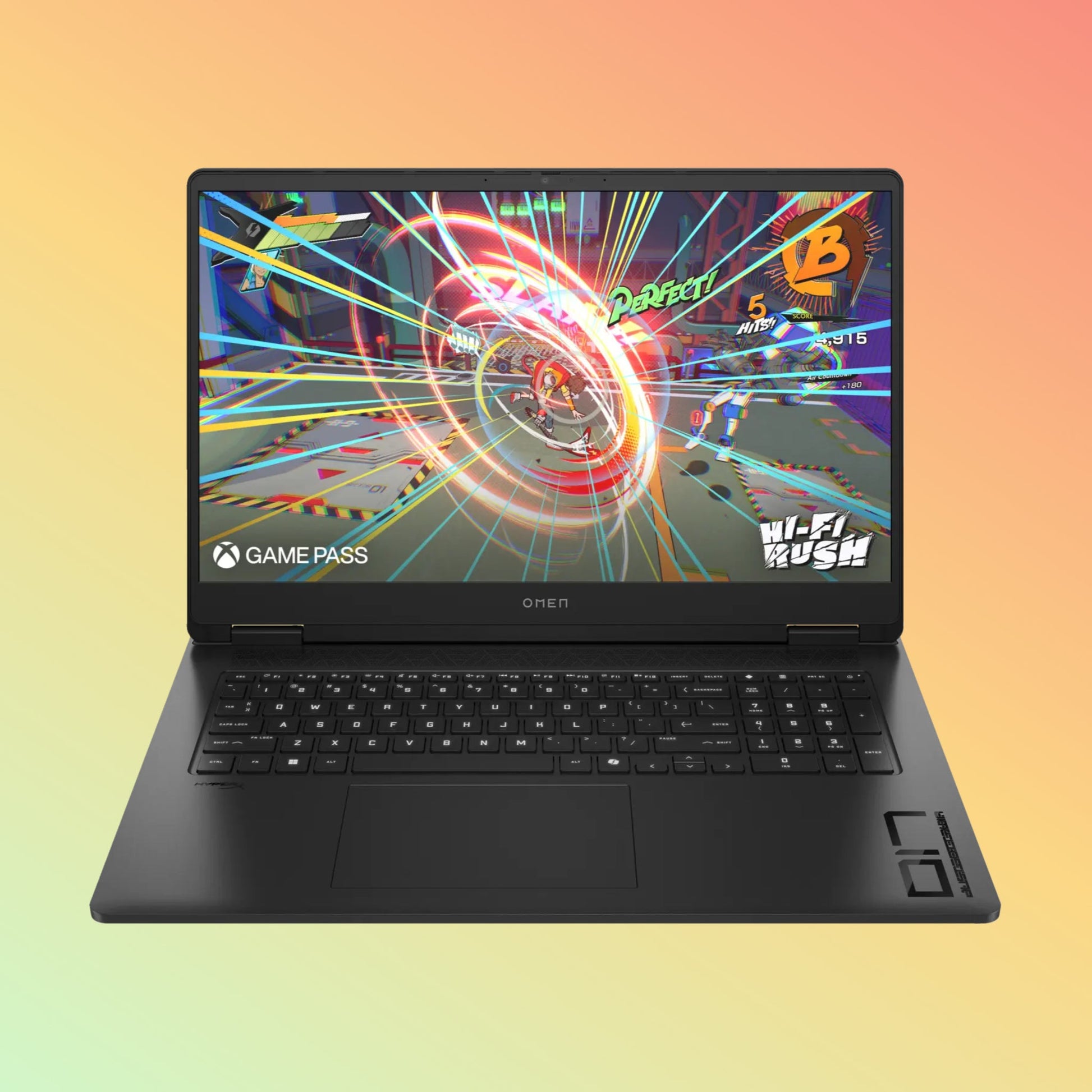 كمبيوتر محمول للألعاب HP OMEN 17-DB0039NR - معالج AMD Ryzen 7-8845HS، سعة 32 جيجابايت، قرص SSD سعة 1 تيرابايت، بطاقة رسومات NVIDIA GeForce RTX 4070 سعة 8 جيجابايت، شاشة 17.3 بوصة QHD