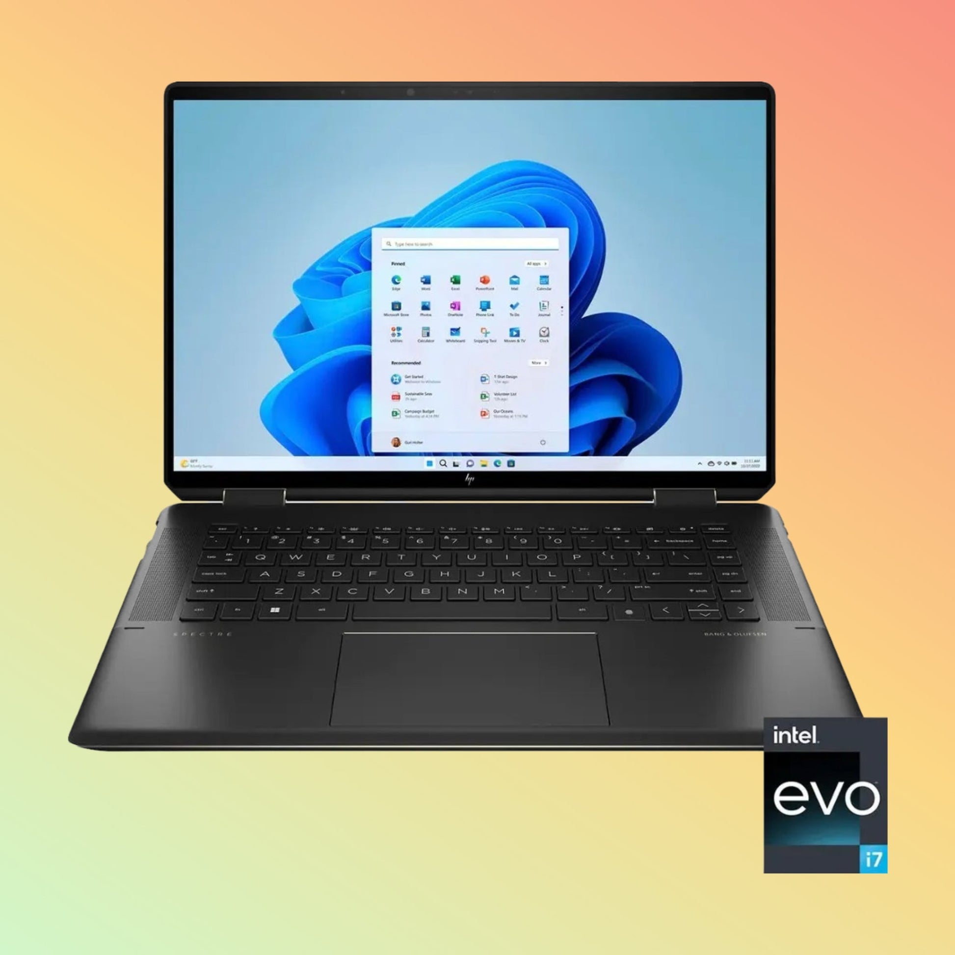 لابتوب HP ENVY 15-FH0501NA - معالج AMD Ryzen 5-7530U، ذاكرة وصول عشوائي (RAM) سعة 8 جيجابايت، قرص SSD سعة 512 جيجابايت، شاشة لمس FHD X360 مقاس 15.6 بوصة