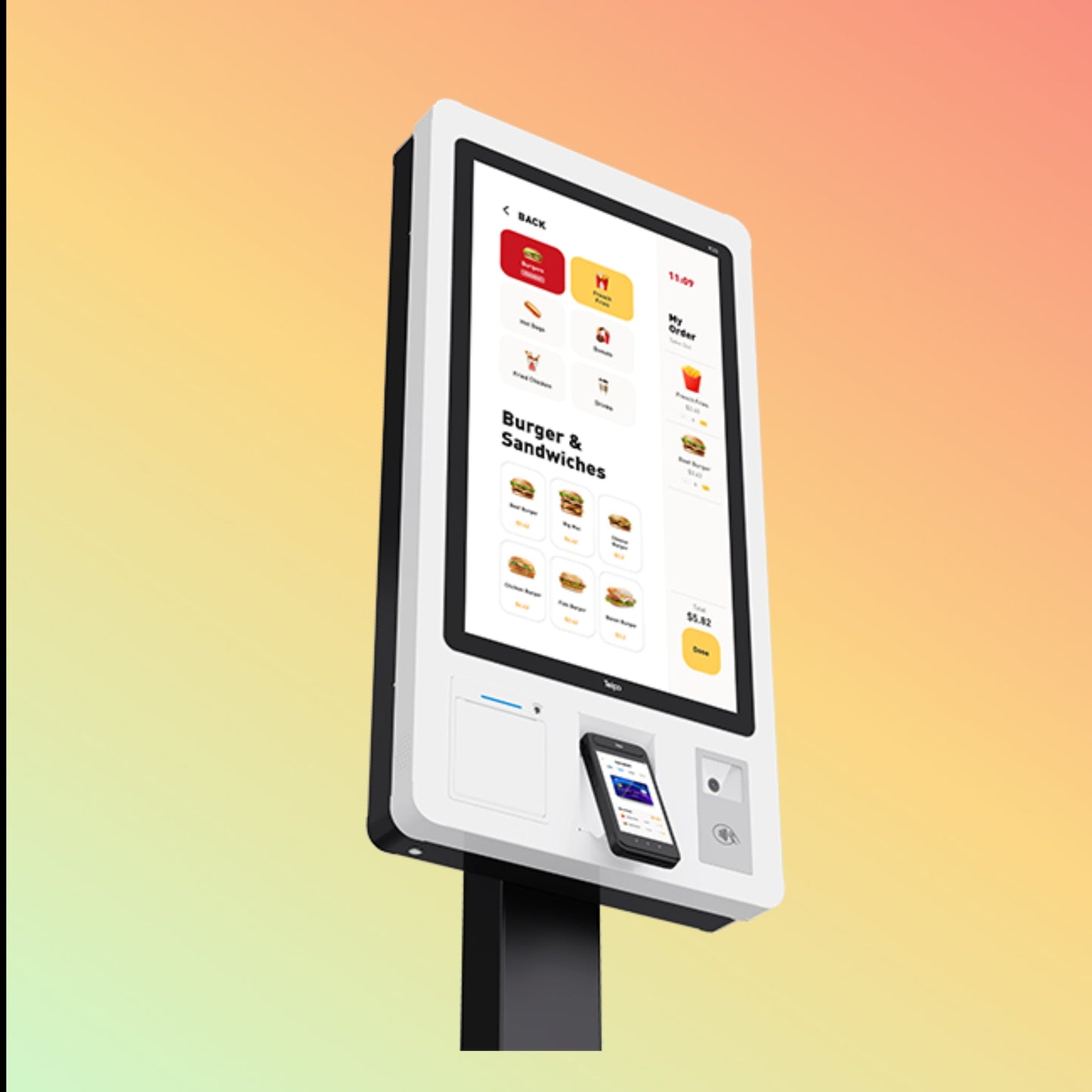 Telpo K20 Self Ordering Kiosk