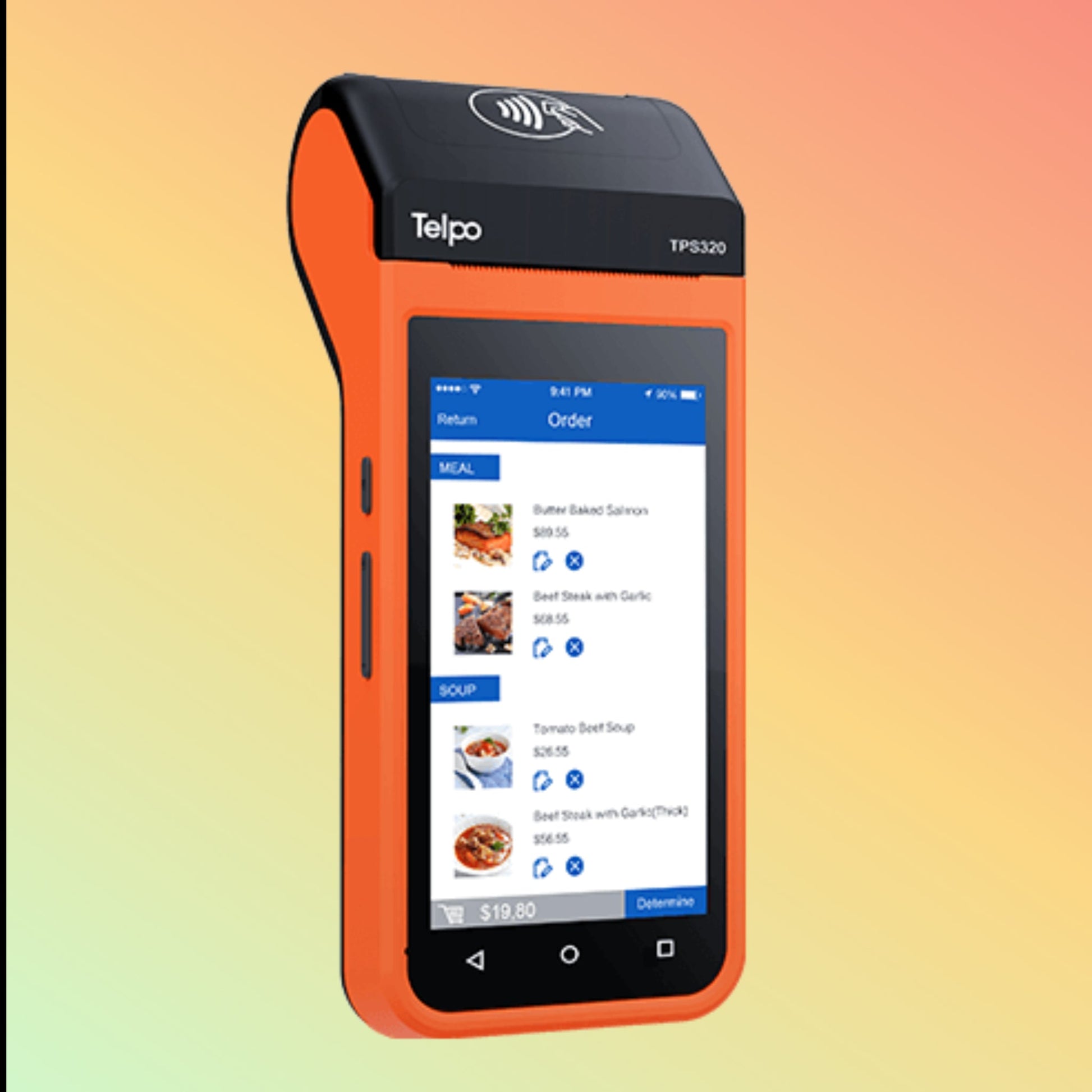 टेल्पो TPS320 मोबाइल कैश रजिस्टर