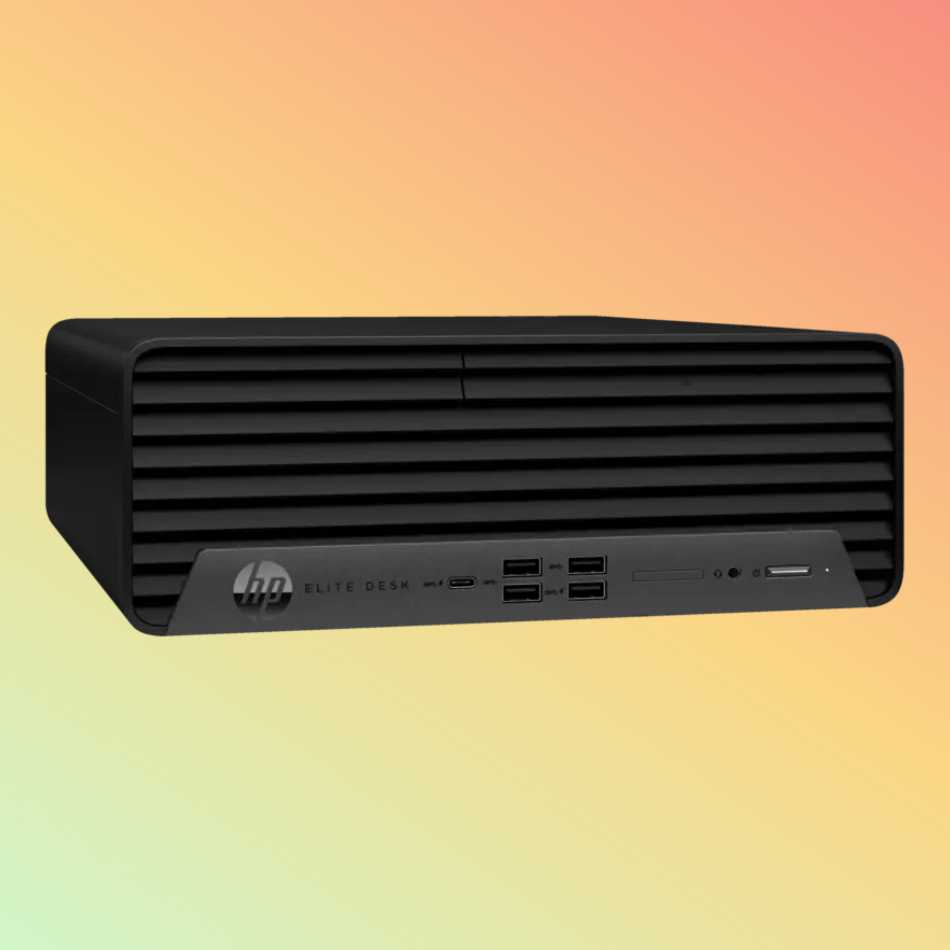 كمبيوتر مكتبي HP ELITEDESK 800 G6 SFF - معالج i7-10700 من الجيل العاشر، سعة 4 جيجابايت، وقرص صلب سعة 1 تيرابايت