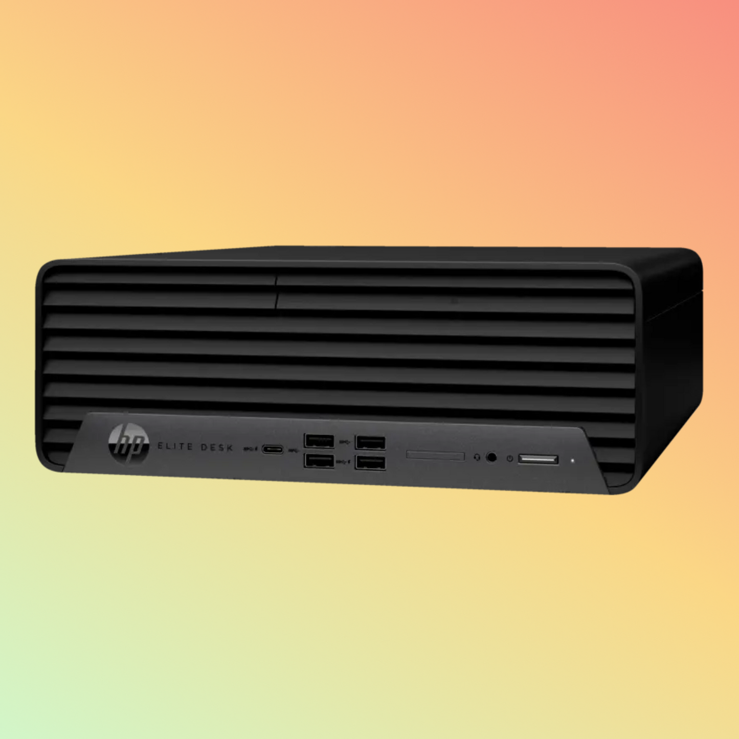 كمبيوتر مكتبي HP ELITEDESK 800 G6 SFF - معالج i7-10700 من الجيل العاشر، سعة 4 جيجابايت، وقرص صلب سعة 1 تيرابايت
