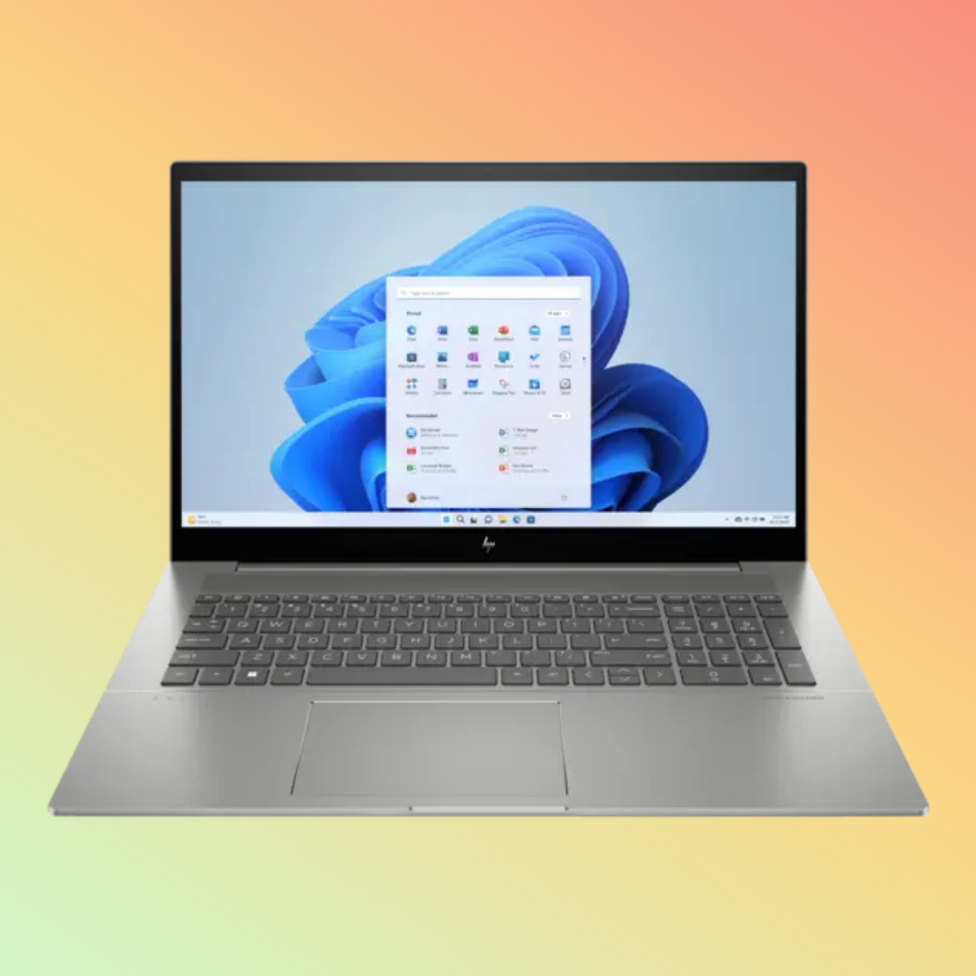 لابتوب HP Envy 17T-CR100 - معالج i7-1355U من الجيل الثالث، وذاكرة وصول عشوائي (RAM) سعة 16 جيجابايت، ومحرك أقراص صلبة SSD سعة 512 جيجابايت، وبطاقة رسومات NVIDIA RTX 3050، وشاشة 17.3 بوصة عالية الدقة بالكامل