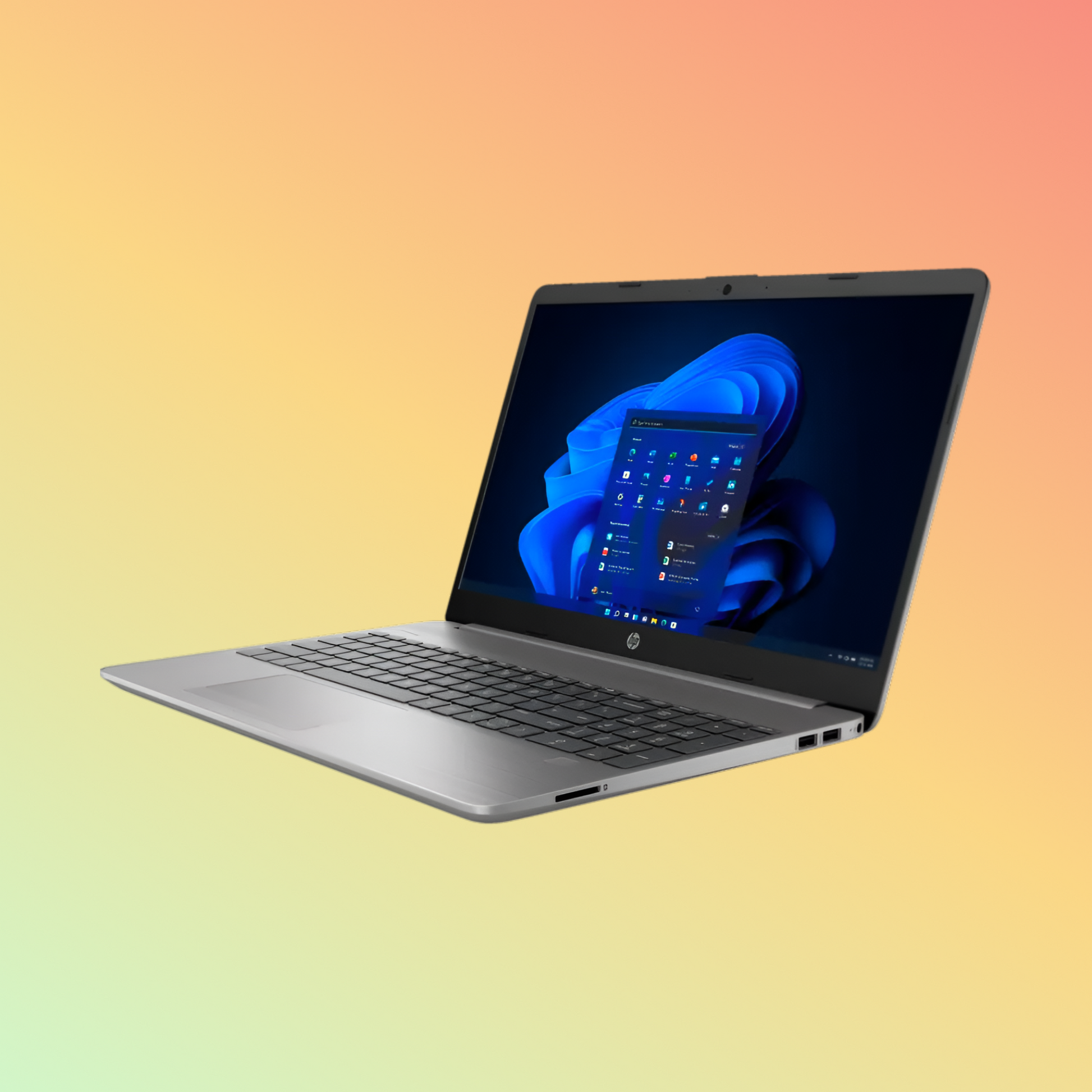 لابتوب HP 17-CP3005DX - معالج AMD Ryzen 5-7430U، سعة 8 جيجابايت، قرص SSD سعة 512 جيجابايت، شاشة 17.3 بوصة عالية الدقة