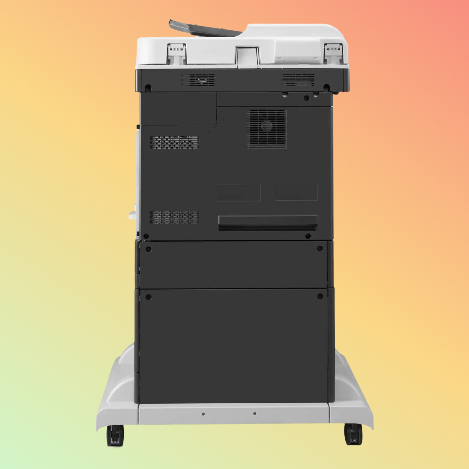 طابعة HP LaserJet Enterprise MFP M725F - A4، طباعة ونسخ ومسح ضوئي وفاكس، 41 صفحة في الدقيقة، دقة 1200 × 1200 نقطة في البوصة، دورة عمل 200,000 صفحة 