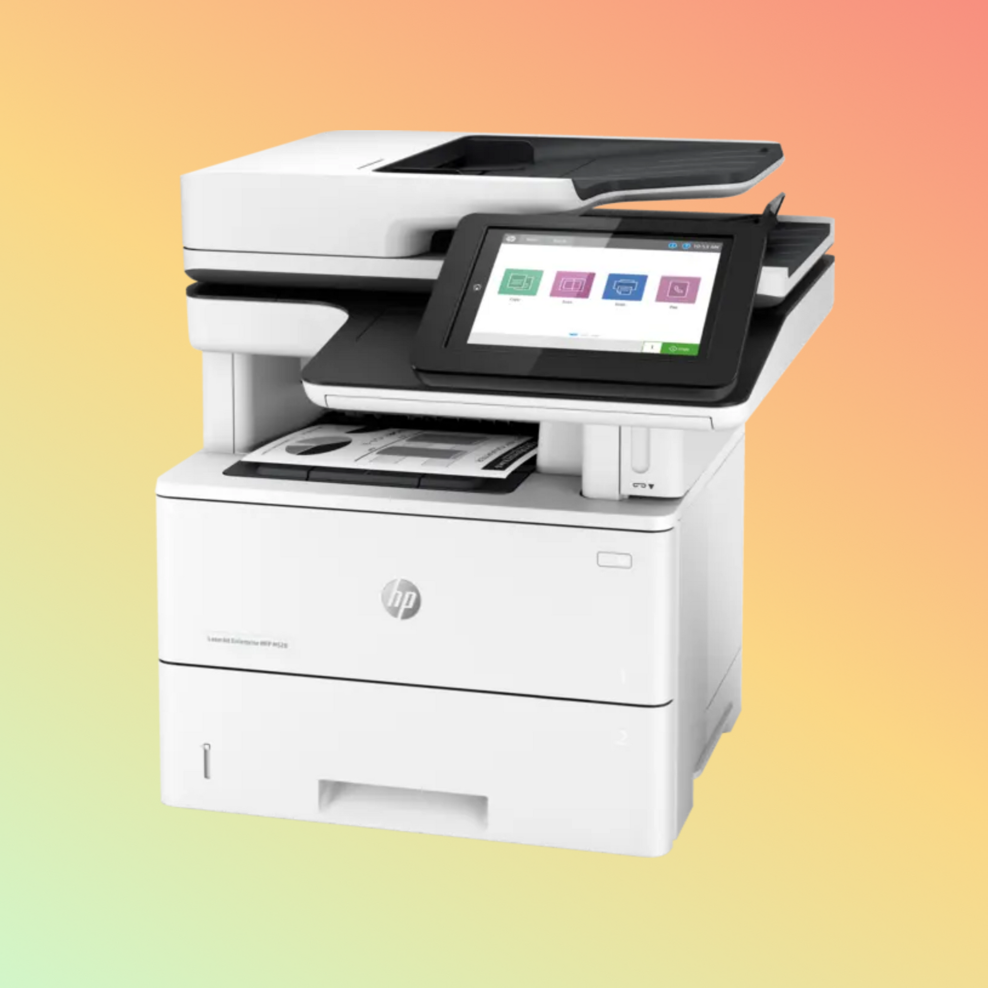 طابعة HP LaserJet Enterprise MFP M528F - لاسلكية، A4، طباعة ونسخ ومسح ضوئي وفاكس، 43 صفحة في الدقيقة، دقة 1200 × 1200 نقطة في البوصة، دورة عمل 150,000 صفحة