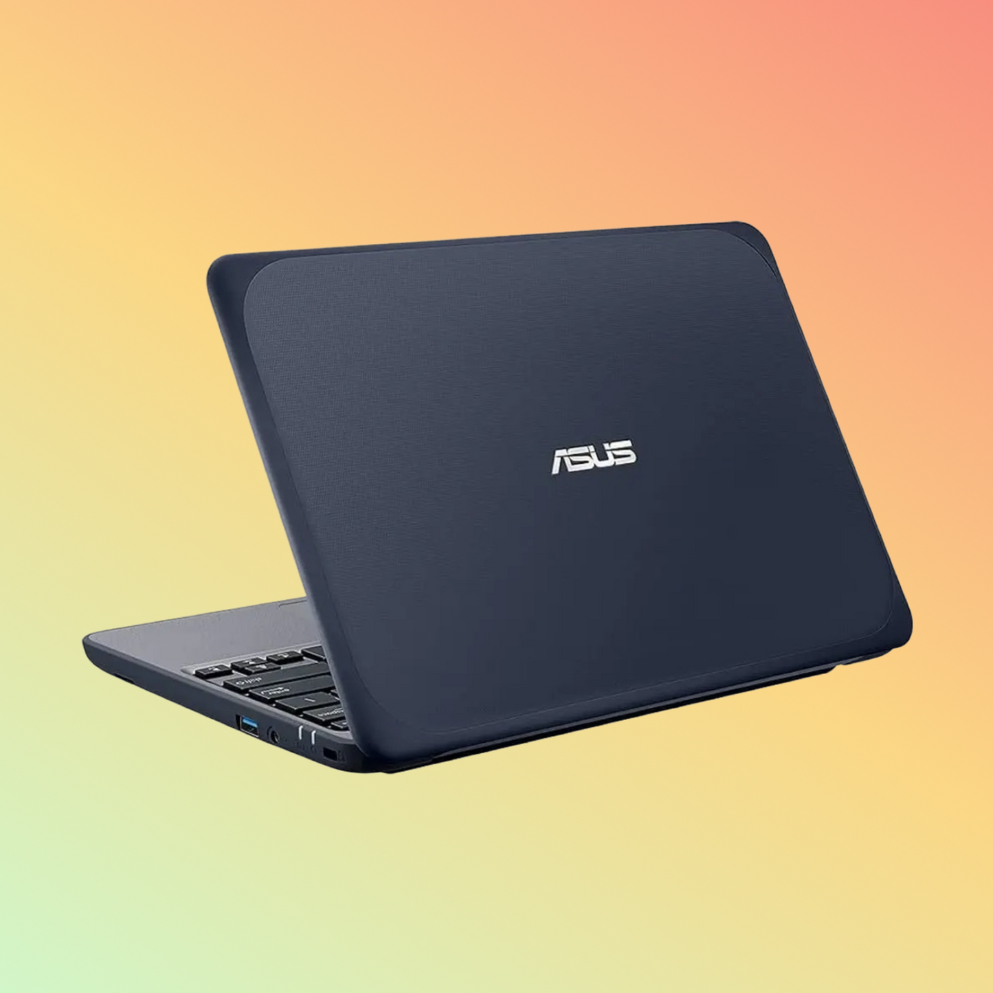 كمبيوتر محمول ASUS W202NA - معالج Intel Celeron ثنائي النواة N3350U، ذاكرة وصول عشوائي (RAM) سعة 4 جيجابايت، وذاكرة تخزين داخلية سعة 128 جيجابايت eMMC، وشاشة عالية الدقة 11.6 بوصة