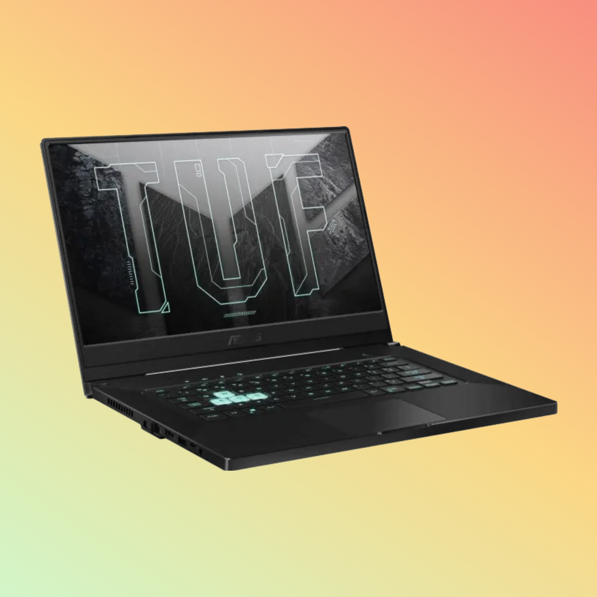 لابتوب الألعاب ASUS TUF FX506HC-F15 - معالج i5-11400H من الجيل الحادي عشر، وذاكرة وصول عشوائي (RAM) سعة 8 جيجابايت، وقرص تخزين SSD سعة 512 جيجابايت، وبطاقة رسومات Nvidia RTX 3050 سعة 4 جيجابايت، وشاشة 15.6 بوصة عالية الدقة بالكامل