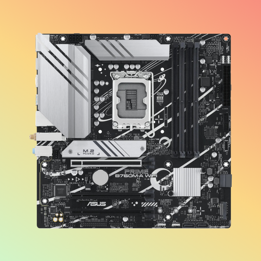 اللوحة الأم ASUS PRIME Z790-P - مقبس Intel LGA1700، Z790، 4 x DIMM، 3 x M.2 slots، DP، HDMI، ذاكرة فلاش ROM سعة 192 (128+64) ميجابايت