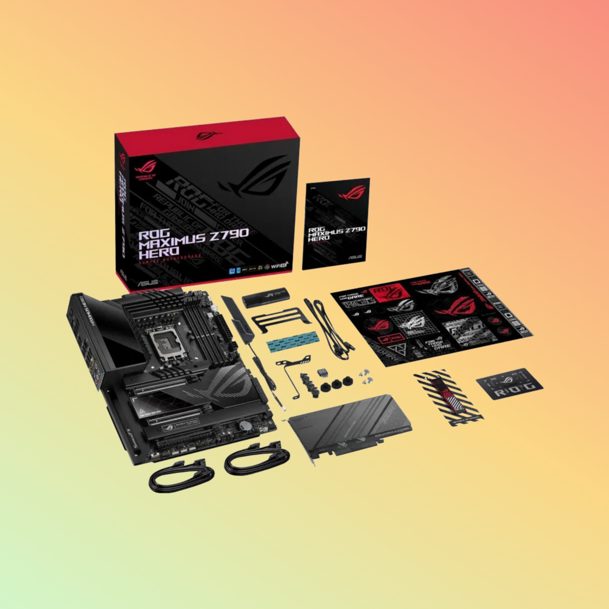 ASUS ROG MAXIMUS Z790 HERO मदरबोर्ड - इंटेल सॉकेट LGA1700, 4 x DIMM, 5 x M.2 स्लॉट, HDMI, 256 Mb फ़्लैश ROM