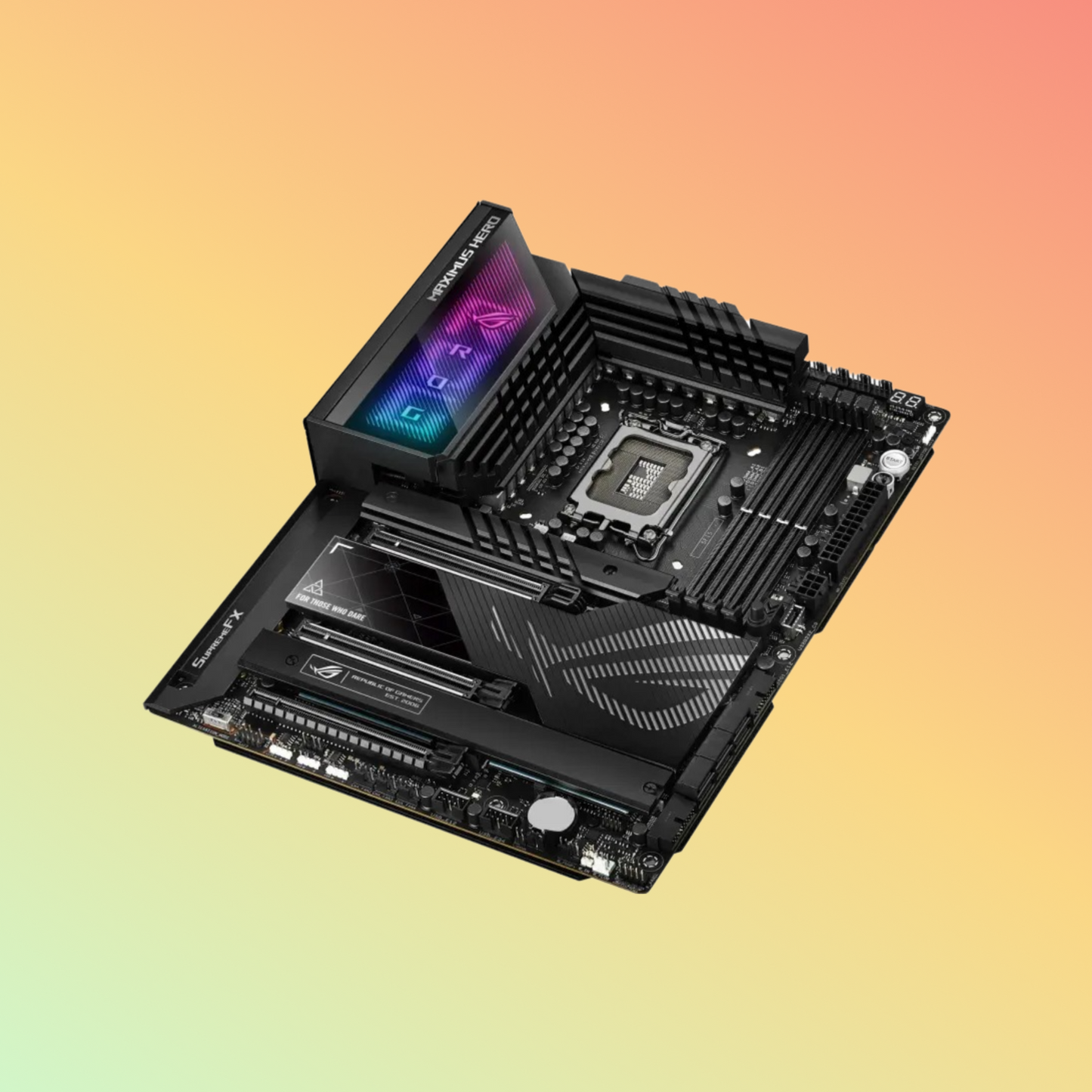 ASUS ROG MAXIMUS Z790 HERO मदरबोर्ड - इंटेल सॉकेट LGA1700, 4 x DIMM, 5 x M.2 स्लॉट, HDMI, 256 Mb फ़्लैश ROM