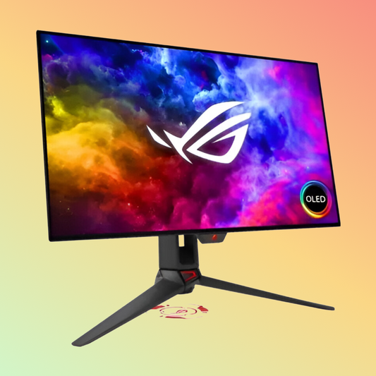 شاشة ASUS ROG Swift PG27AQDM - 26.5 بوصة QHD 2560 × 1440، OLED، DP، 2 HDMI، USB