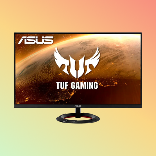 شاشة ألعاب ASUS TUF VG279Q1R - 27 بوصة FHD (1920 × 1080)، IPS، إمالة، تثبيت على الحائط، HDMI، DP، 250 شمعة، 144 هرتز (مكبرات صوت ستيريو)