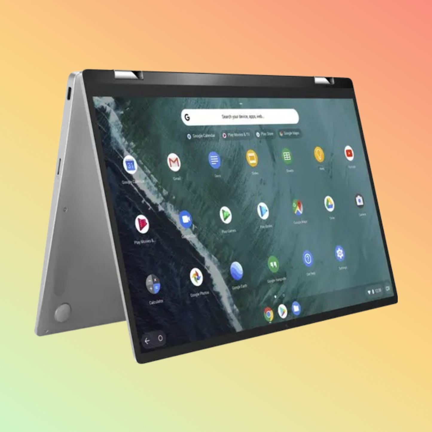 ASUS CHROMEBOOK C523 लैपटॉप - डुअल कोर सेलेरॉन N3350, 4GB, 64GB eMMC, 15.6" FHD