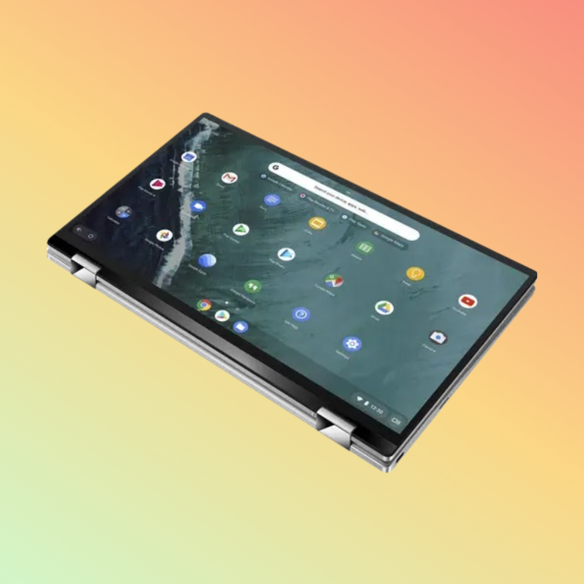 ASUS CHROMEBOOK FLIP लैपटॉप - M3-8100Y, 4GB, 64GB eMMC, 14" FHD टच X360