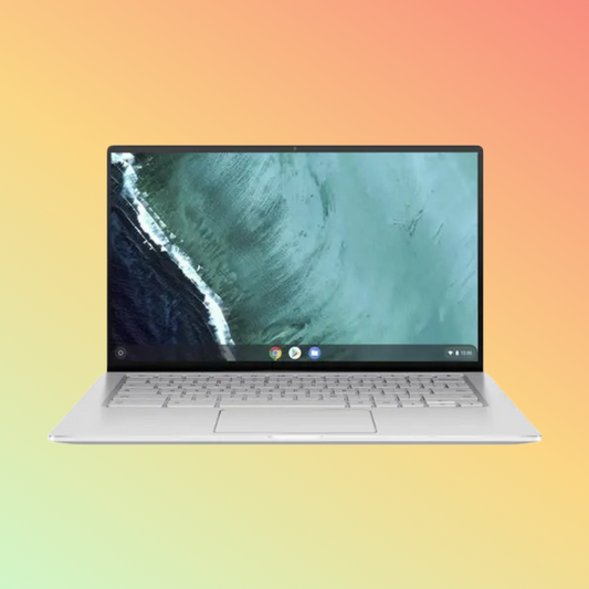 لابتوب ASUS CHROMEBOOK C523 - معالج Celeron N3350 ثنائي النواة، ذاكرة وصول عشوائي (RAM) سعة 4 جيجابايت، ذاكرة تخزين داخلية سعة 64 جيجابايت eMMC، شاشة 15.6 بوصة عالية الدقة