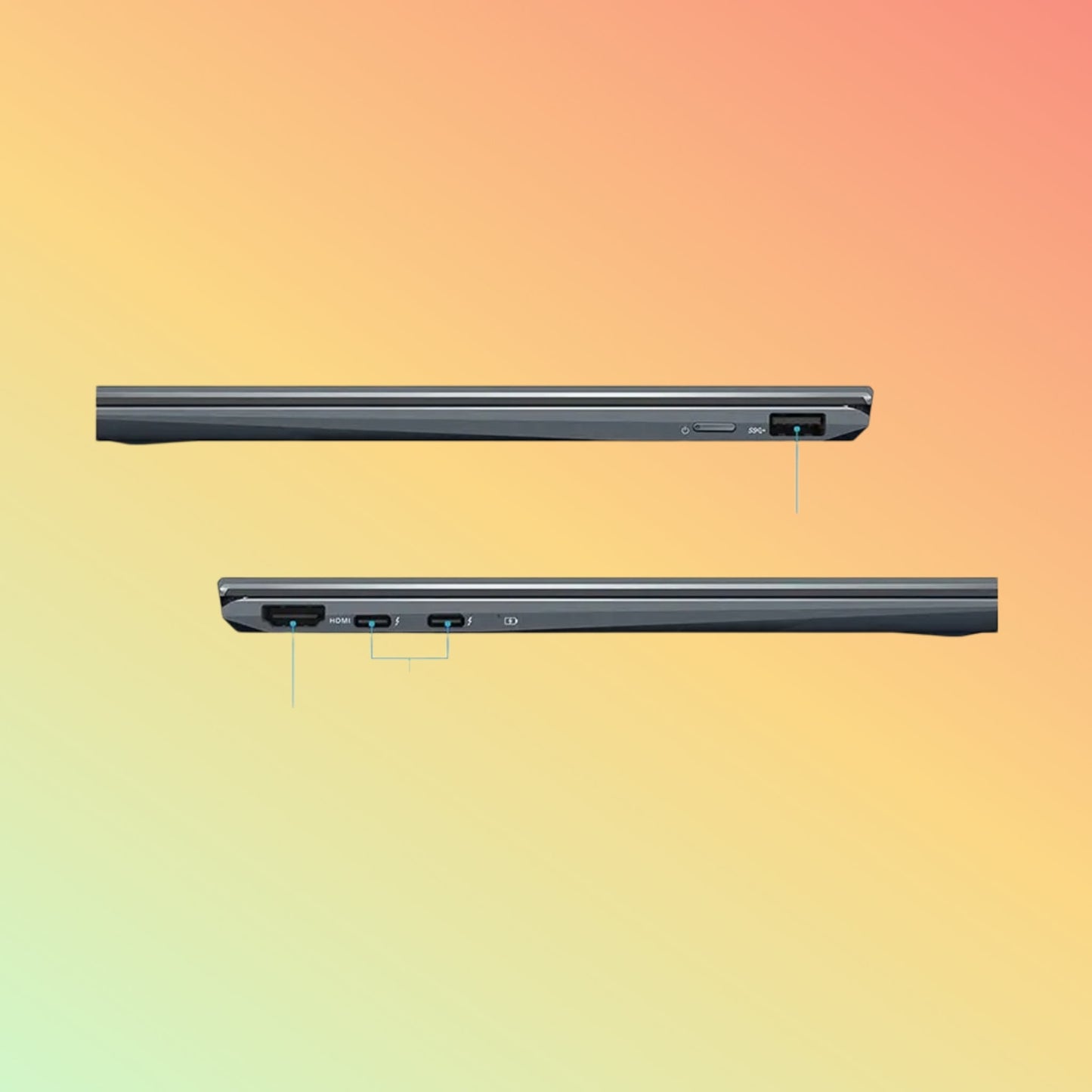 لابتوب ASUS ZENBOOK FLIP 13 - معالج i7-1165G7 من الجيل الحادي عشر، وذاكرة وصول عشوائي (RAM) سعة 16 جيجابايت، ومحرك أقراص SSD سعة 1 تيرابايت، وشاشة لمس FHD X360 مقاس 13.3 بوصة