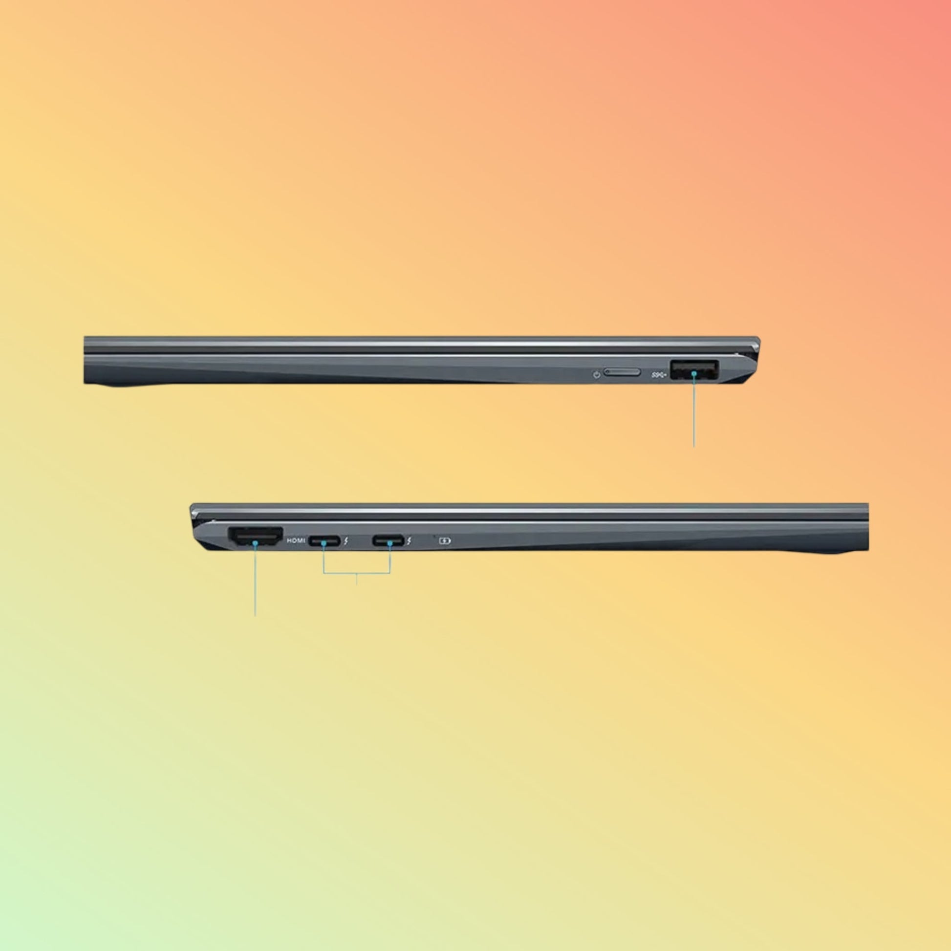 لابتوب ASUS ZENBOOK FLIP 13 - معالج i7-1165G7 من الجيل الحادي عشر، وذاكرة وصول عشوائي (RAM) سعة 16 جيجابايت، ومحرك أقراص SSD سعة 1 تيرابايت، وشاشة لمس FHD X360 مقاس 13.3 بوصة