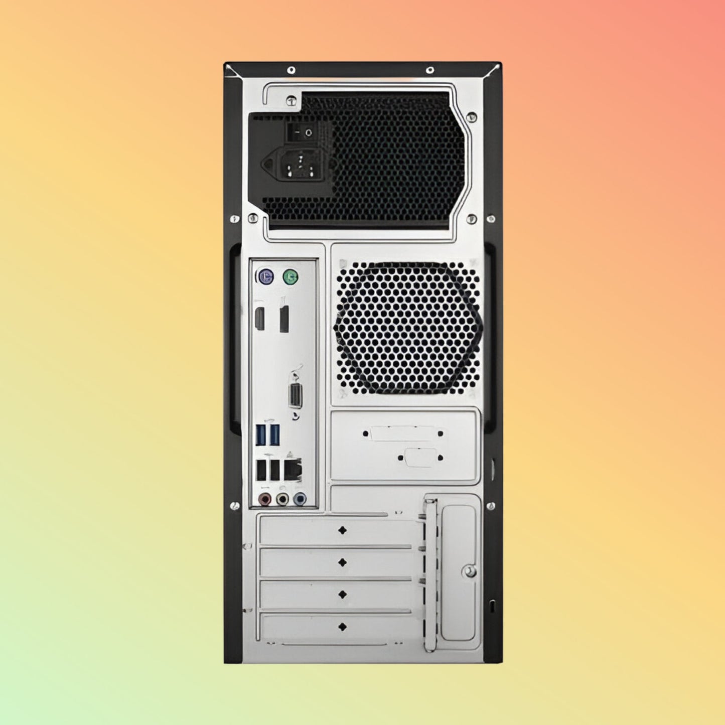 كمبيوتر مكتبي ASUS D500TD-M03A10 - معالج i5-12400 من الجيل الثاني عشر، سعة 8 جيجابايت، وقرص SSD سعة 256 جيجابايت