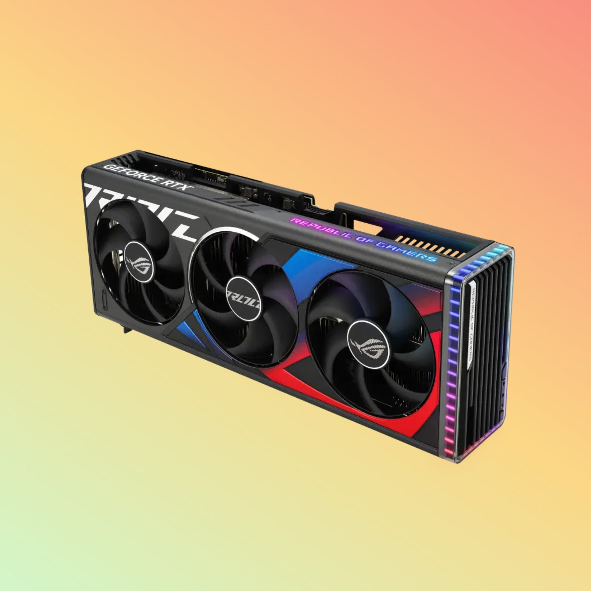 بطاقة رسومات ASUS ROG STRIX للألعاب - GeForce RTX 4080، 22.4 جيجابت في الثانية، دقة 7680 × 4320، HDMI، DP، 16 جيجابايت، D6X