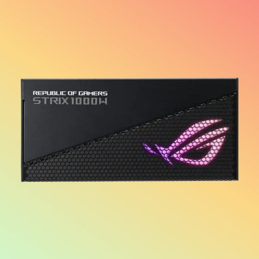 ASUS ROG STRIX पावर सप्लाई - 3.0 ATX, 80 प्लस गोल्ड, 135 mm फैन साइज़, 1000W, ARGB