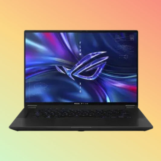 ASUS ROG FLOW X16 GV601VI-CS94 गेमिंग लैपटॉप - 13वीं पीढ़ी i9-13900H, 32GB, 1TB SSD, NVIDIA GeForce RTX 4070 8GB, 16" WQXGA टच X360