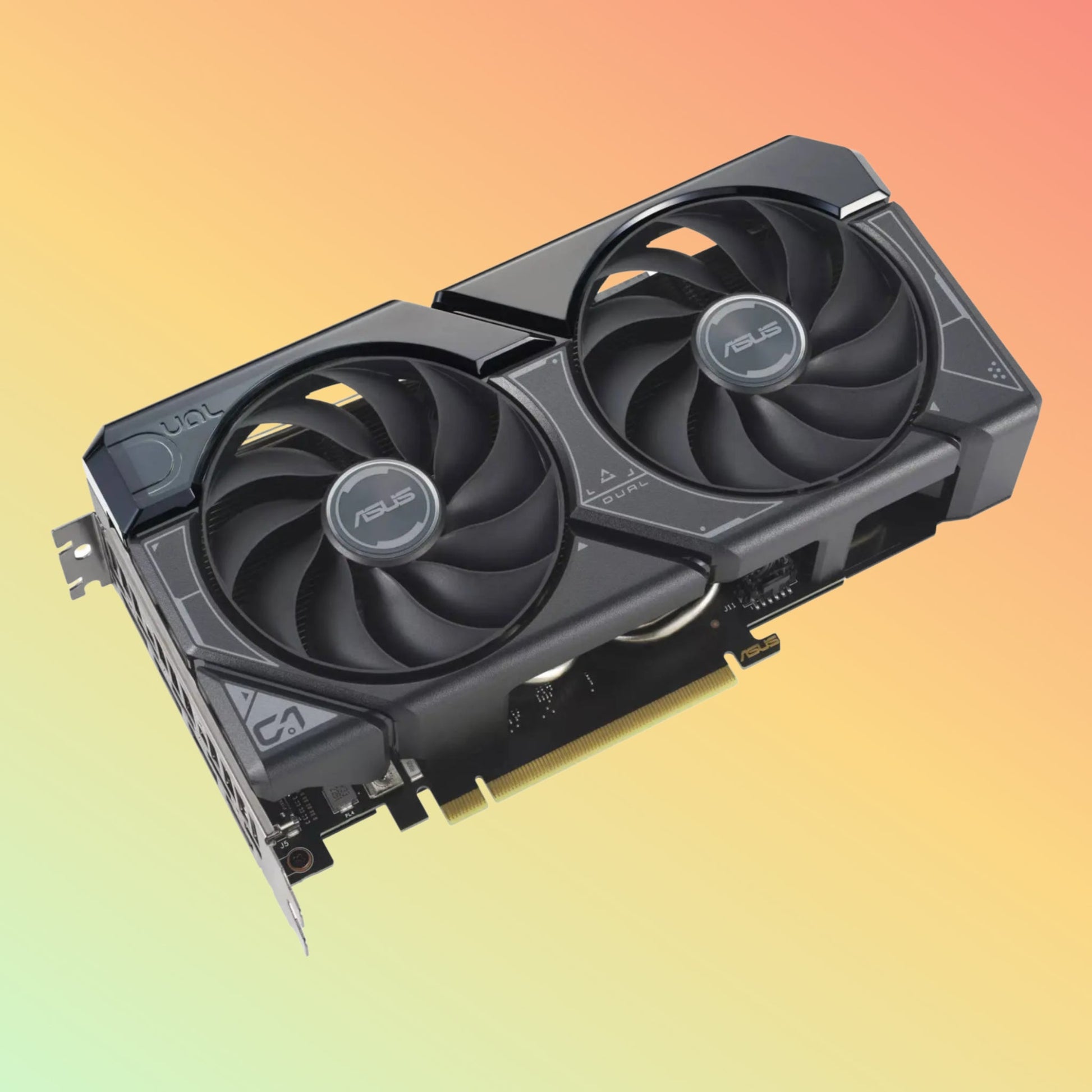 ASUS डुअल GeForce RTX 4060 O8G ग्राफ़िक - 17 Gbps, 2.5 स्लॉट, 7680 x 4320 रिज़ॉल्यूशन, HDMI, DP, 8G, D6