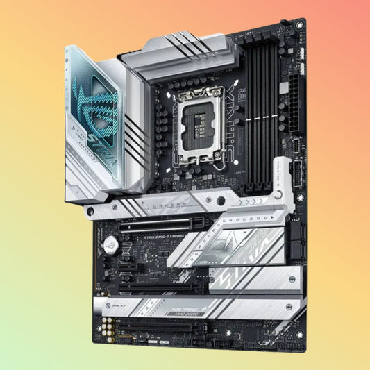 لوحة أم ASUS ROG STRIX Z790-A GAMING - مقبس Intel LGA1700، Z790، 4 فتحات DIMM، DP، HDMI، M.2 و4 منافذ SATA 6Gb/s، ذاكرة فلاش ROM سعة 256 ميجابايت