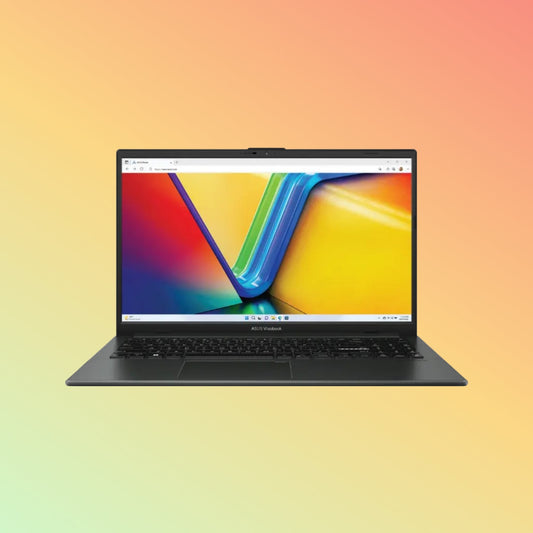 لابتوب ASUS VIVOBOOK E1504FA-OLEDR5W - معالج AMD Ryzen 5-7520U، سعة 16 جيجابايت، قرص SSD سعة 512 جيجابايت، شاشة 15.6 بوصة FHD