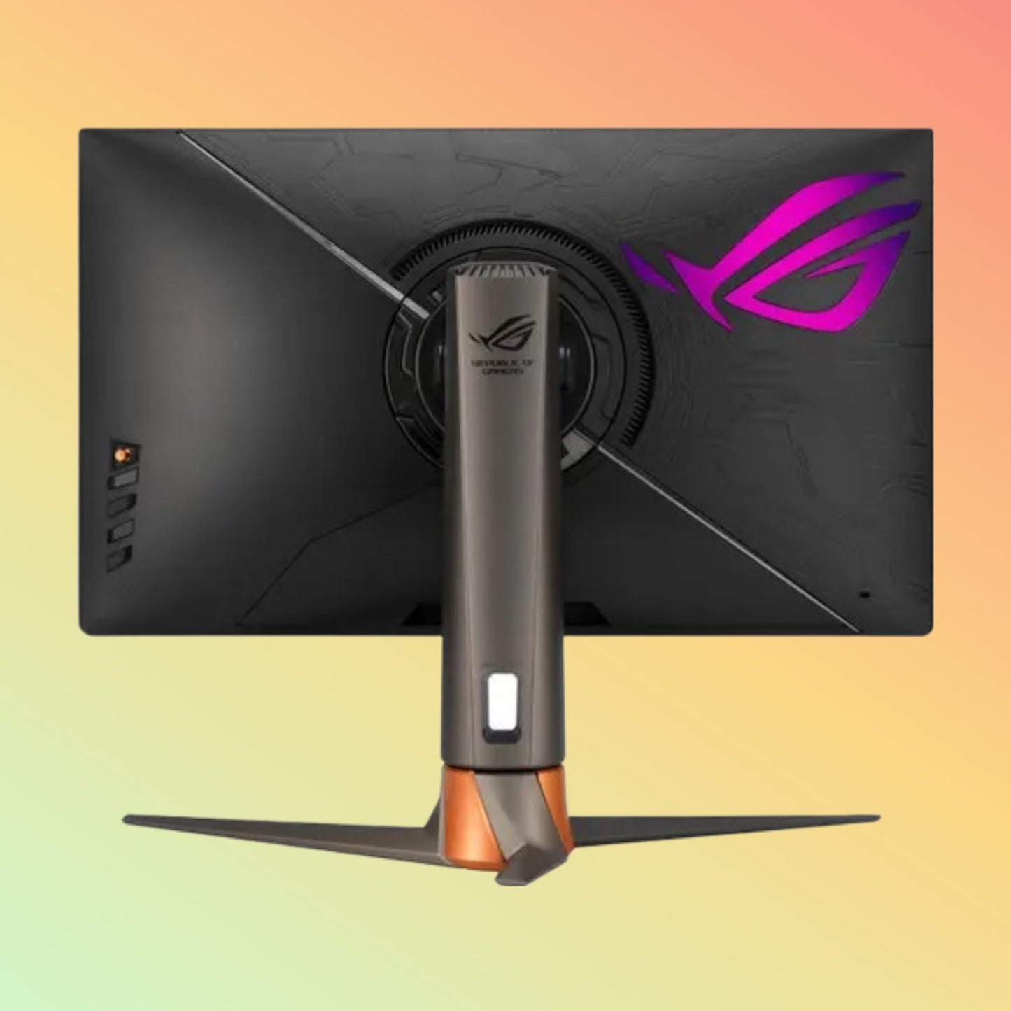 شاشة ألعاب ASUS PG27AQN ROG SWIFT - 27 بوصة QHD (2560 × 1440)، IPS، إمالة، دوران، ارتفاع، تثبيت على الحائط، HDMI، DP، 600 شمعة، 360 هرتز