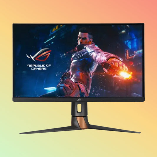 شاشة ألعاب ASUS PG27AQN ROG SWIFT - 27 بوصة QHD (2560 × 1440)، IPS، إمالة، دوران، ارتفاع، تثبيت على الحائط، HDMI، DP، 600 شمعة، 360 هرتز
