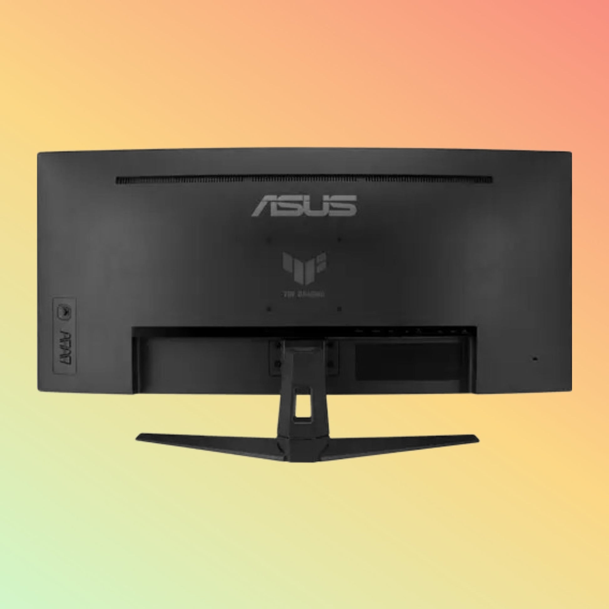 شاشة ألعاب ASUS TUF VG34VQ3B المنحنية - 34 بوصة QHD (3440 × 1440)، VA، إمالة، تثبيت على الحائط، HDMI، DP، 400 شمعة، 180 هرتز (مكبر صوت مدمج)