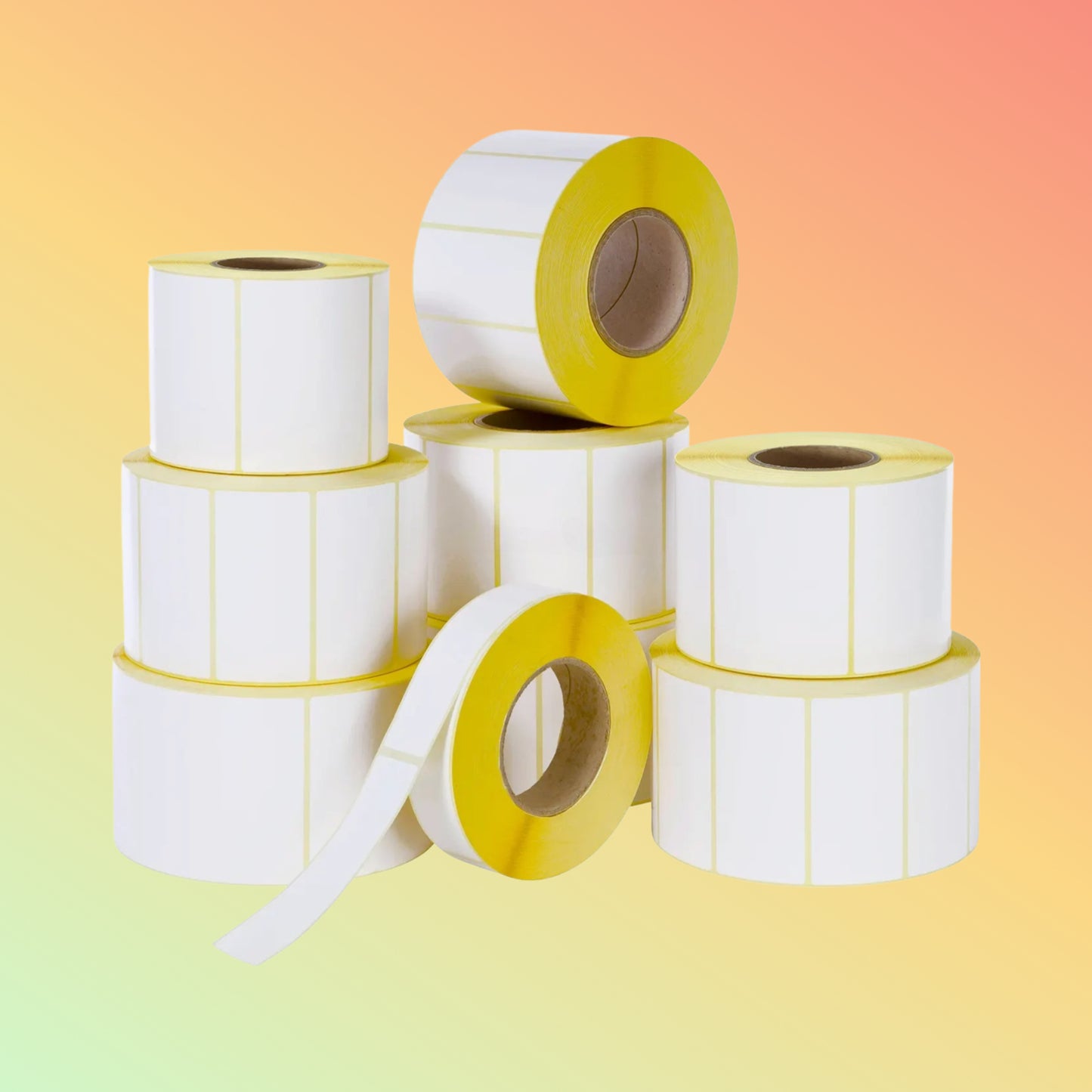 100mmx100mm (4"x4") Thermal Transfer Label Roll