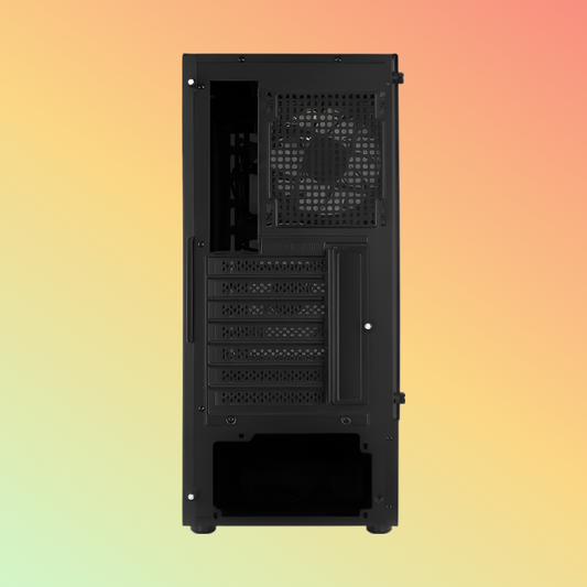 علبة AEROCOOL Quantum ARGB متوسطة الحجم - وحدة معالجة مركزية 158 مم، وحدة معالجة رسومية 297 مم، ATX، micro ATX، mini-ITX
