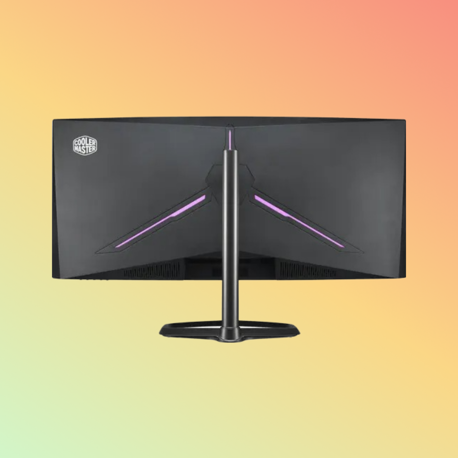 شاشة ألعاب منحنية كولر ماستر GM34-CW - 34 بوصة UWQHD (3440 × 1440)، VA، ارتفاع، دوارة، HDMI، DP، 400 شمعة، 144 هرتز