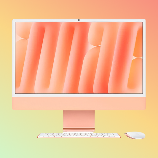 APPLE Z19R001HY iMac - M3 चिप 8-कोर CPU, 8GB, 512GB SSD, 10-कोर GPU | 16-कोर न्यूरल इंजन, 24" 4.5K (4480 x 2520), नारंगी