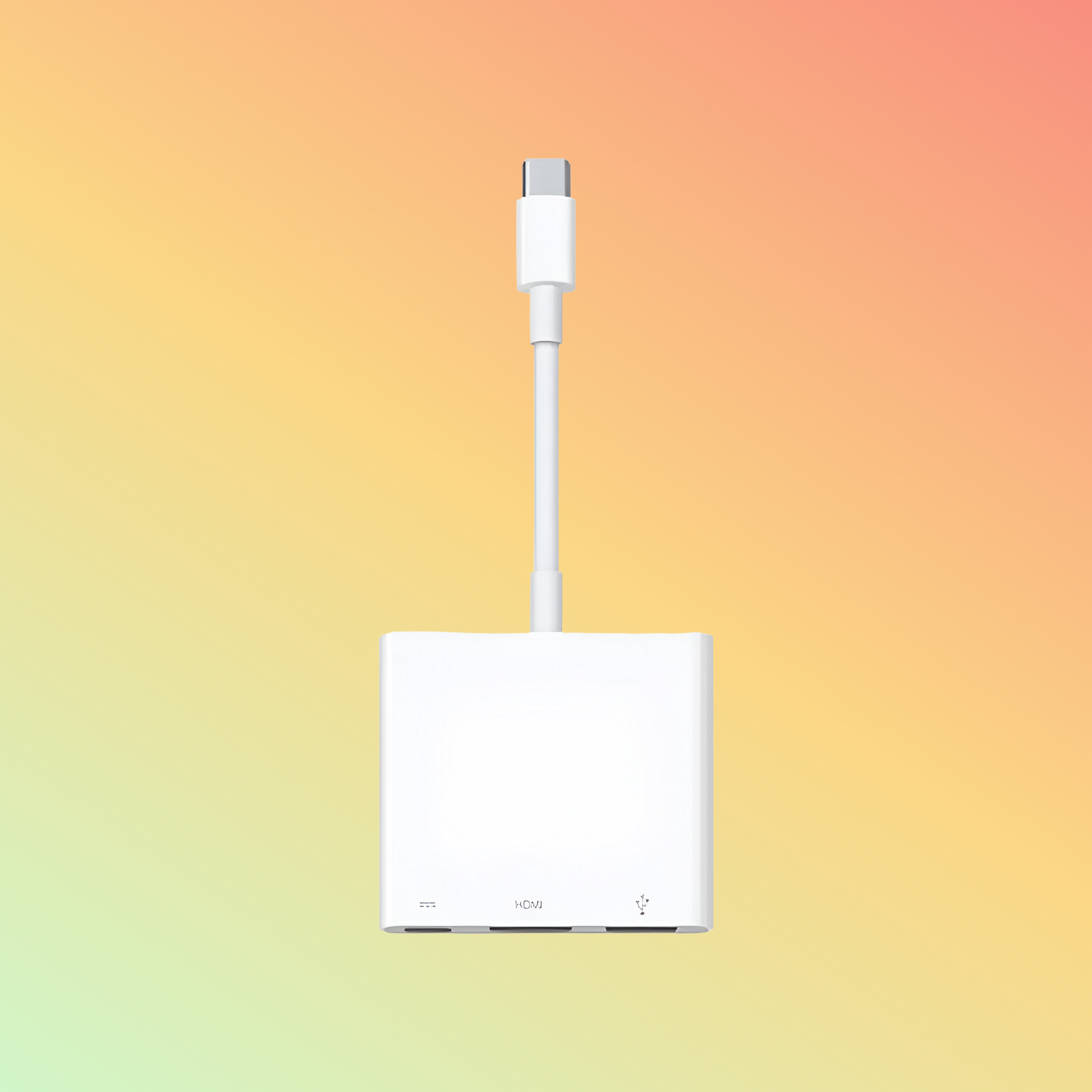 محول متعدد المنافذ من Apple (MUF82FE/A) - الملحقات، HDMI، USB، USB-C