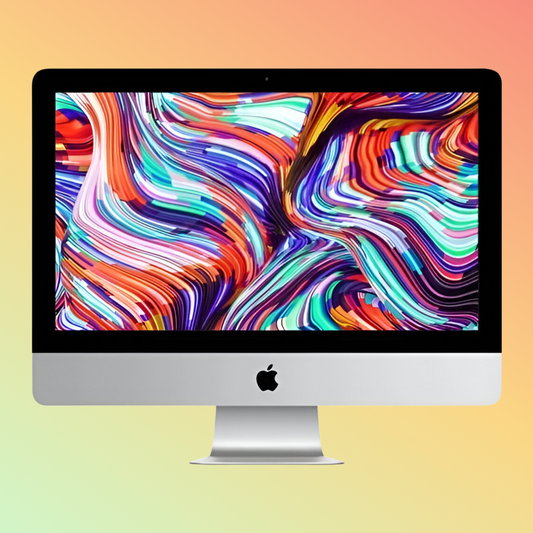 APPLE MHK33 iMac - i5 6-कोर 3.0GHz, 8GB, 256GB, AMD Radeon Pro 555X, 21.5" 4K (3840 x 2160)