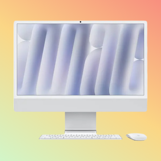 Apple MGPD3B/A iMac - M1 चिप 8-कोर CPU, 8GB, 512GB SSD, 8-कोर GPU | 16-कोर न्यूरल इंजन, 24" 4.5K (4480 x 2520) (सिल्वर)