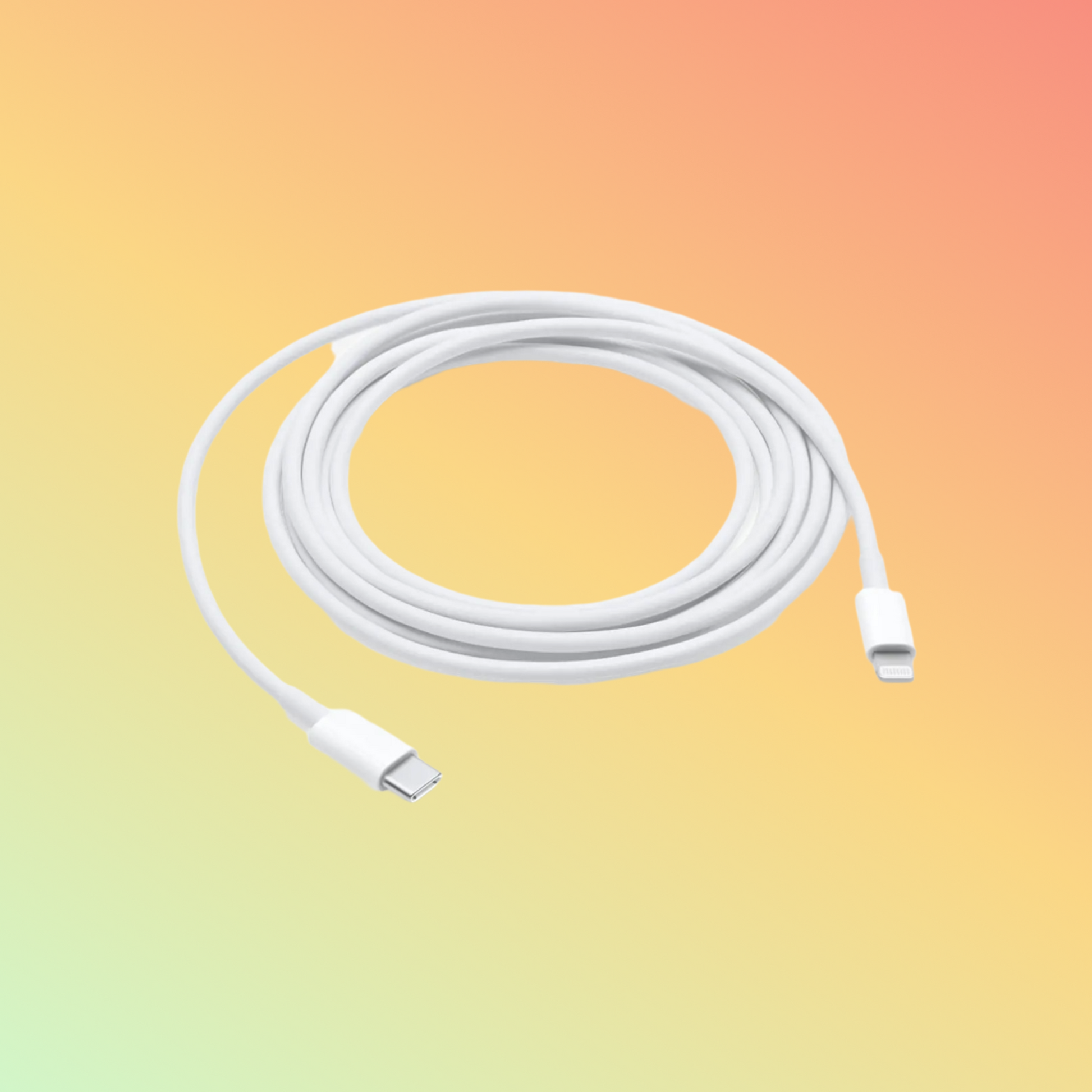 Apple (MM0A3ZM/A) Cable - Accessories, USB-C to Lightning