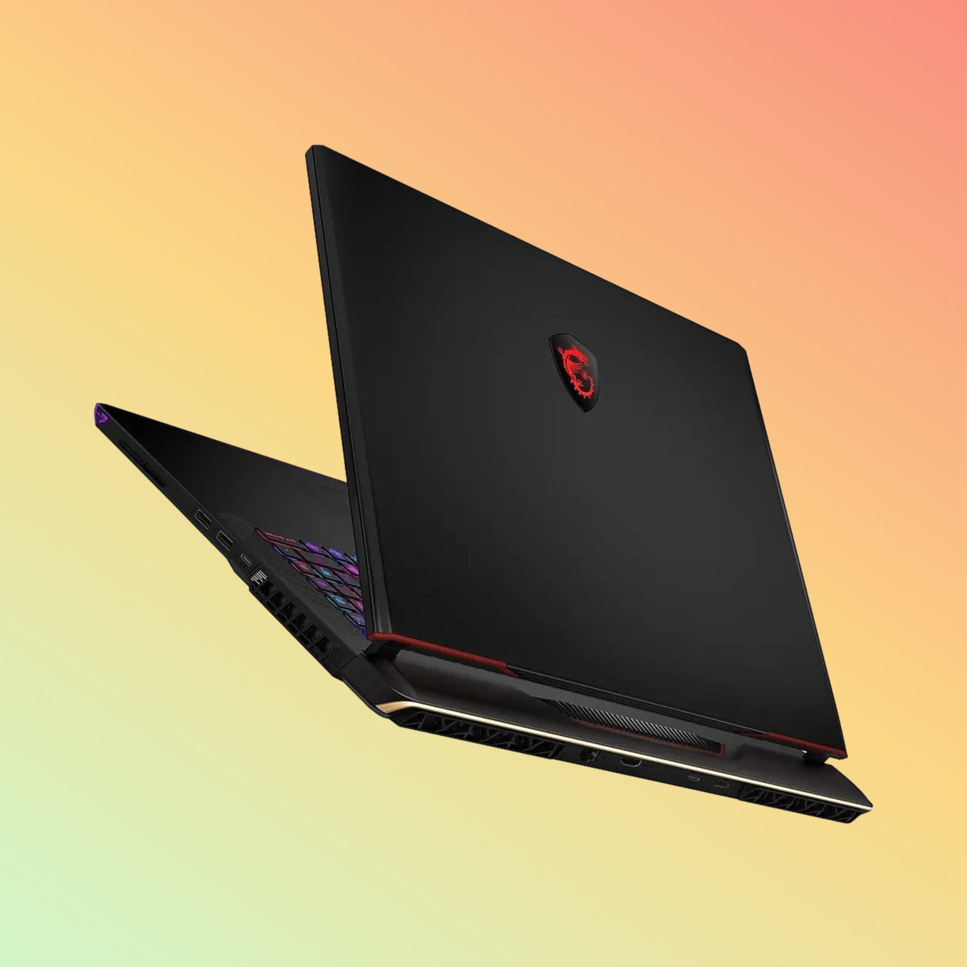 كمبيوتر محمول للألعاب MSI RAIDER GE78HX - معالج i9-14900HX من الجيل الرابع، سعة 32 جيجابايت، قرص SSD سعة 1 تيرابايت، بطاقة رسومات NVIDIA GeForce RTX 4070 سعة 8 جيجابايت، شاشة 17 بوصة WQXGA
