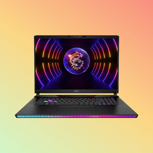 MSI RAIDER GE78HX गेमिंग लैपटॉप - 14वीं पीढ़ी i9-14900HX, 32GB, 1TB SSD, NVIDIA GeForce RTX 4070 8GB, 17" WQXGA