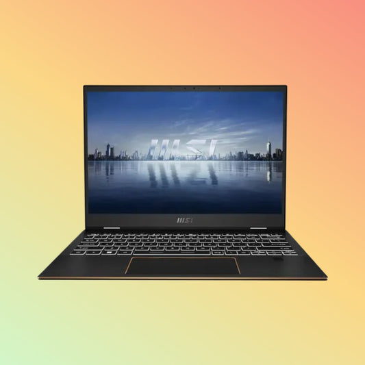 MSI SUMMIT E16 FLIP EVO A13MT लैपटॉप - 13वीं पीढ़ी i7-1360P vPro, 32GB, 1TB SSD, 16" WQXGA टच X360
