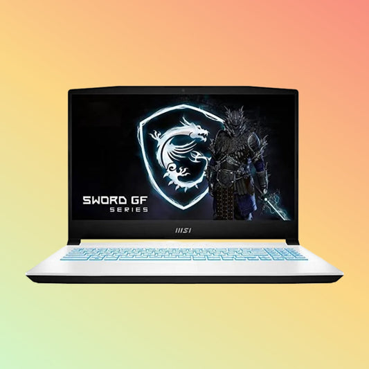 MSI SWORD 15 GF GMANIG लैपटॉप - 12वीं पीढ़ी i7-12650H, 16GB, 1TB SSD, NVIDIA GeForce RTX 3060 6GB, 15.6" FHD