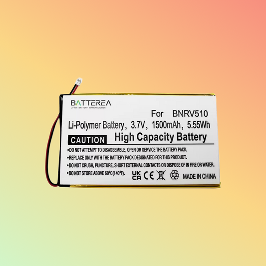 BATTEREA 3.7V 1500mAh  replacement for Barnes & Noble Nook Glowlight Plus 2015 BNRV510
