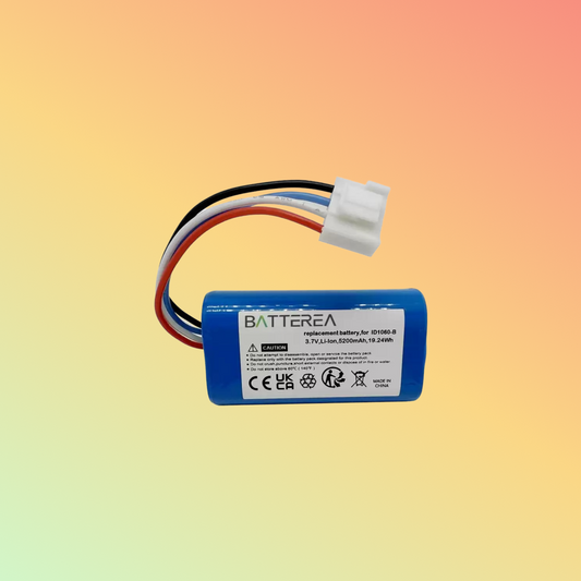 BATTEREA 3.7V 5200mAh Battery Replacement for JBL Flip 5, replaces ID1060-B,Li-ion