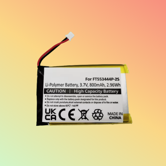 BATTEREA 3.7V 800mAh replacement for Stabo Freecomm 600 Set replaces FT553444P-2S Li-polymer
