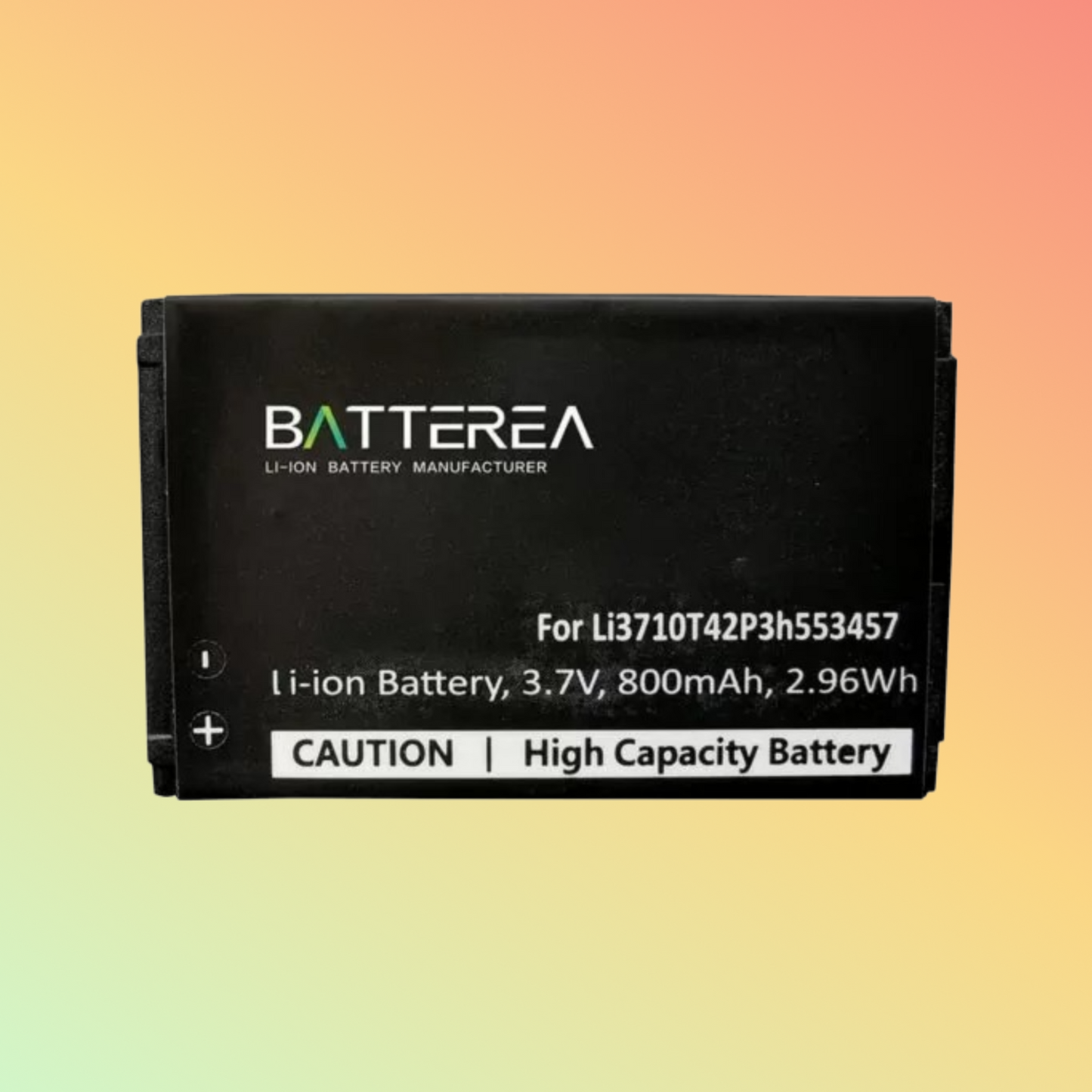 BATTEREA 3.7V 800mAh replacement for ZTE N600 battery for Li3710T42P3h553457 Li-ion